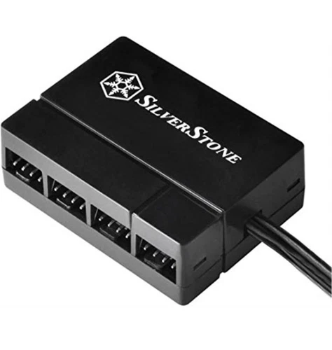SilverStone PWM Fan Hub System Cables, Black CPF04