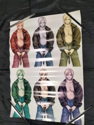 Parasite Eve Official Poster set Lot of 3 Aya Brea A2 Size SQUARE