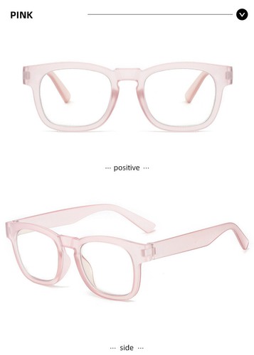 Herren Damen Damen Mode Bonbonfarben Großes Gestell Matt Lesebrille Lesebrille + 4,0 - Bild 9 von 44