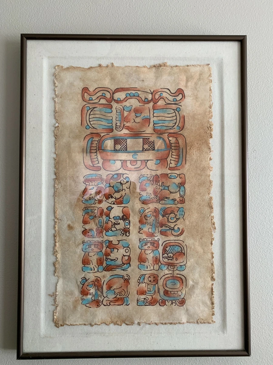 Framed Mayan calendar representing August 3, 2002 | eBay