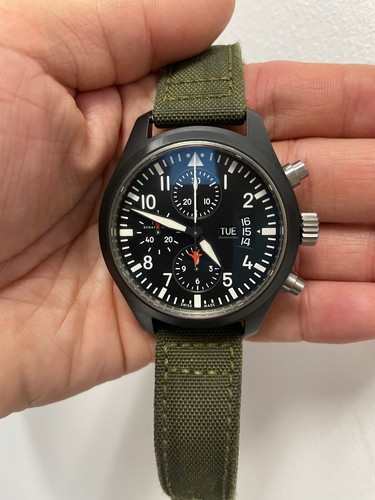 IWC Pilot's Watch Chronograph Top Gun IW378901 | eBay