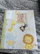 Stepping Stones Baby's First Year Memory Book Baby Memories Unisex Giraffe Lion