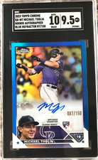 2023 Topps Chrome MICHAEL TOGLIA Blue RC Refractor Auto /150 SGC 9.5 / Auto 10