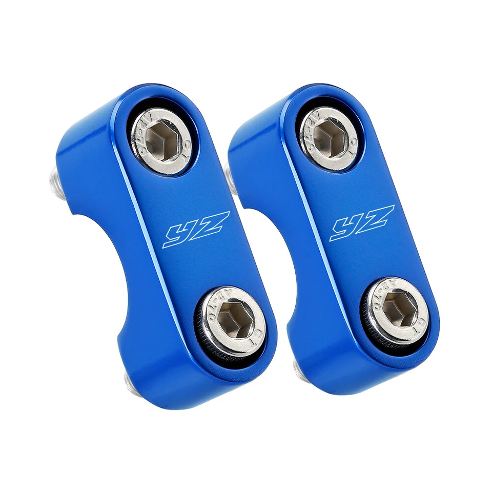 Abrazaderas de montaje de manillar de motocicleta elevadoras para YAMAHA YZ 250/125/85/80 nuevas Foto 2 de 4