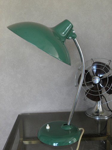deck lamp Kaiser idell 6786 Bauhaus table lamp Art Deco mid century Space Age - Picture 8 of 10