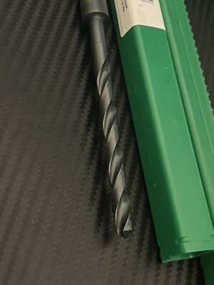 Precision Twist Drill Morse Taper Shank High Speed Steel Black Oxide 9/32 020018