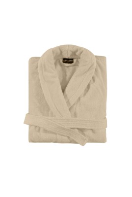 Essix Luxury Robe Essixhome Made In France One Size Beige New NWT