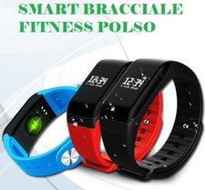 SMART BRACCIALE SPORT FITNESS OROLOGIO DA POLSO MISURA PRESSIONE OSSIGENO HEART