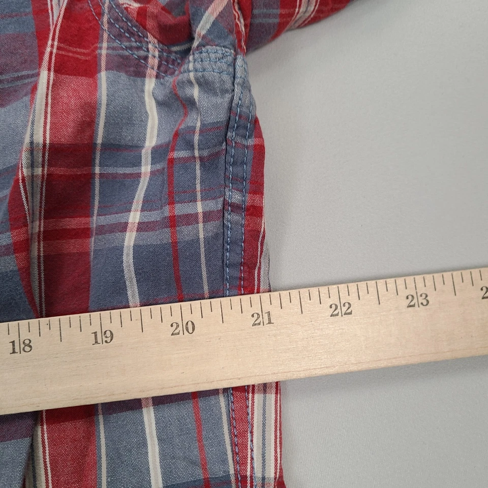 Mossimo Shirt Mens Medium Red Button Up Casual Stylish Comfort - Image 4 of 4