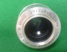 Cinor B 1 : 1.9 F 25 Som Berthiot Paris Lens Vintage  A73767