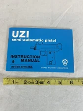 UZI Action Arms IMI Israel Pistol Semi Automatic 9mm Owners Instruction Manual