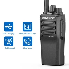 Baofeng BF-1909 10W UHF 400-470mhz FM Radio Type C Charging Walkie Talkie