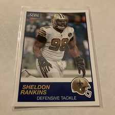 2019 Score Football #271 Sheldon Rankins Saints