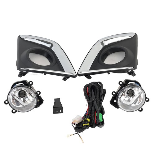 Juego completo de luces antiniebla de parachoques delantero + marco de cubierta para Isuzu D-Max DMax 2016-2020 - Imagen 11 de 12