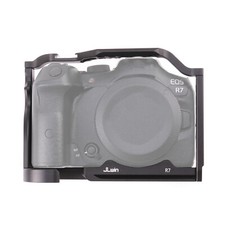 Aluminum Camera Cage Cold Shoe 1/4" 3/8" Mount for Canon EOS R7 for Arca Swiss