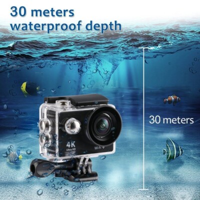 Action Camera 4K Impermeabile 30m - Video Full HD 1080P - Ideale Per Sport Estremi - Foto 8