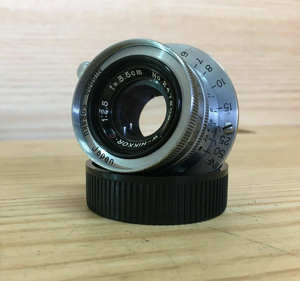 *Near Mint* Nikon Nippon Kogaku W Nikkor C 3.5cm 35mm F/2.5 LTM L39 Lens From JP