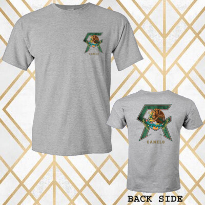 Saul Alvarez CANELO Boxing Champion Men's Gray T-Shirt Size S 3XL