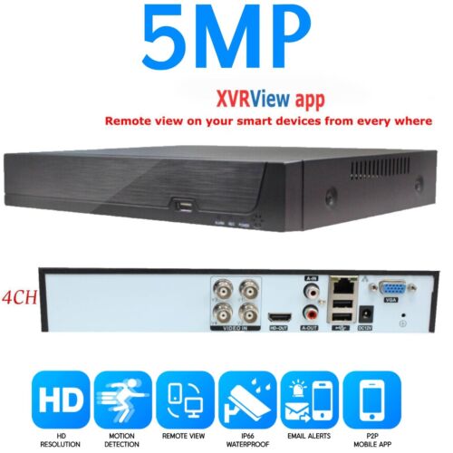 Full HD 4 8 16CH 5MP 1080P DVR Video Recorder CCTV Camera Free App Motion Alert - Picture 13 of 19