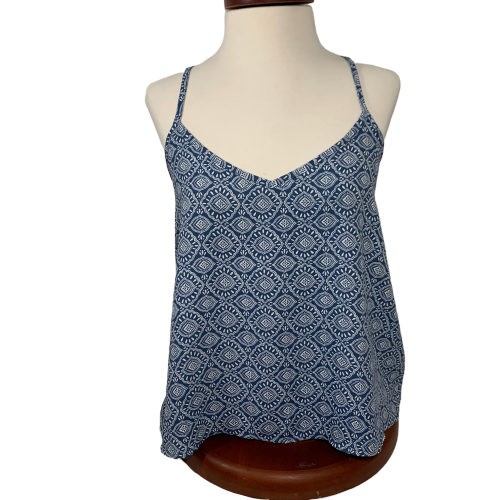 Hollister Women's Blue Bandana Patter 