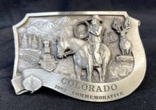 Colorado 1983 Commemorative Arroyo Grande Belt Buckle