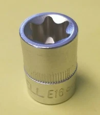 CORNWELL TOOLS Inverted torx 3/8" drive  bit Socket-  E16  (cbs-E162)