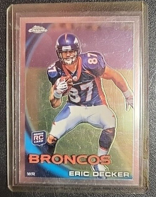 2010 Topps Chrome Eric Decker RC Card #C98 Rookie