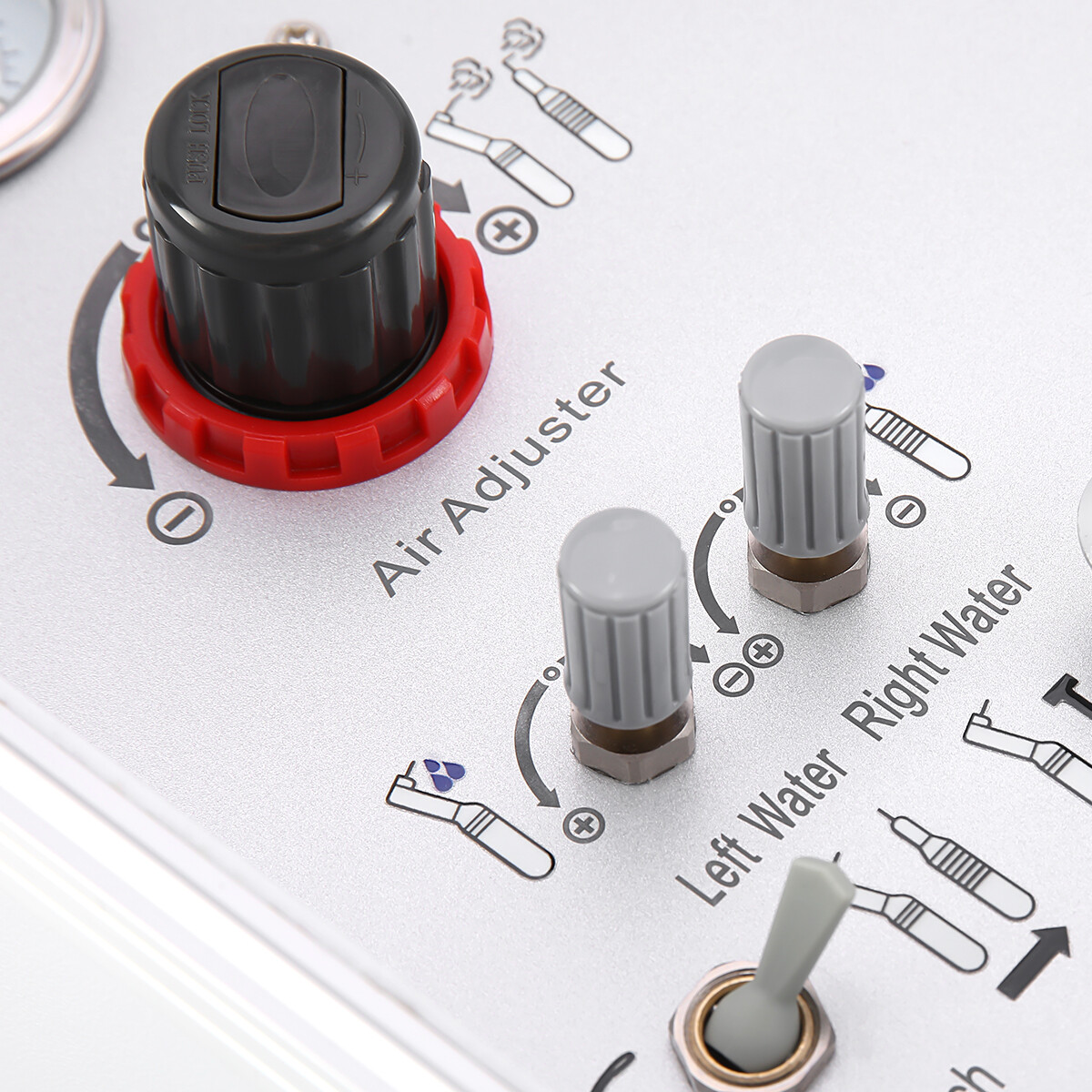 Portable Dental Unit Delivery Cart Air Compressor/Low Speed Handpiece Kit 4Holes