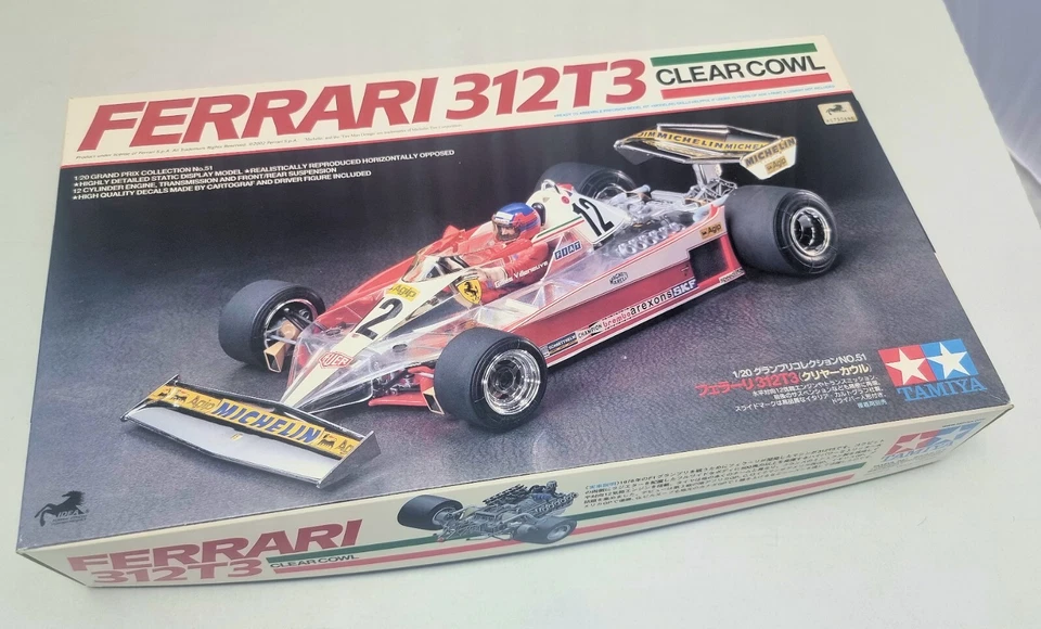 Tamiya 1/20 Ferrari 312T3 CLEAR COWL - n° 20051 - Immagine 2 di 4