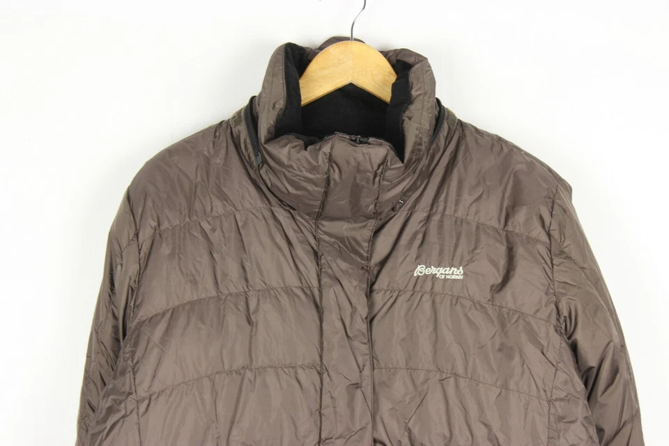 BERGANS OF NORWAY Down Jkt 女士短款女式夹克 XL 码绝缘 s7534 — 第 4/4 张图片