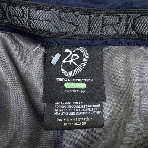 Zero Restriction Pants Mens Large Navy Gore Tex Windbreaker Rain Water Resistant - Picture 3 of 9