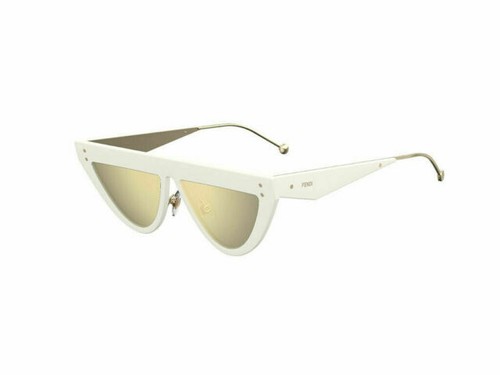 NEW FENDI SUNGLASSES SILVER GREY FENDI WOMEN CAT EYE FE40114U-Y 16C EYEWEAR NEW FENDI FE40114U-Y 16C WOMEN SILVER CAT EYE SUNGLASSES  main image 2