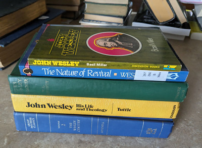 John Wesley Book Lot of 5-- FAST SHIPPING