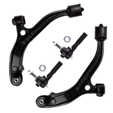 4pcs Front Lower Control Arm Outer Tie Rod End Link For 2001-04 Dodge Caravan