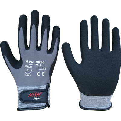 Fahrradhandschuhe, Stretch-Gewebe Klettverschluss Gr. 8 + 10