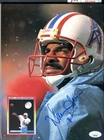 JSA Warren Moon Autographed Signed AUTO November 1990 Beckett Magazine TRB 809