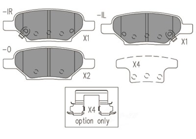 Disc Dash Disc Brake Pad Set-Optimizer Dash 4 Brake CFD1033 | eBay