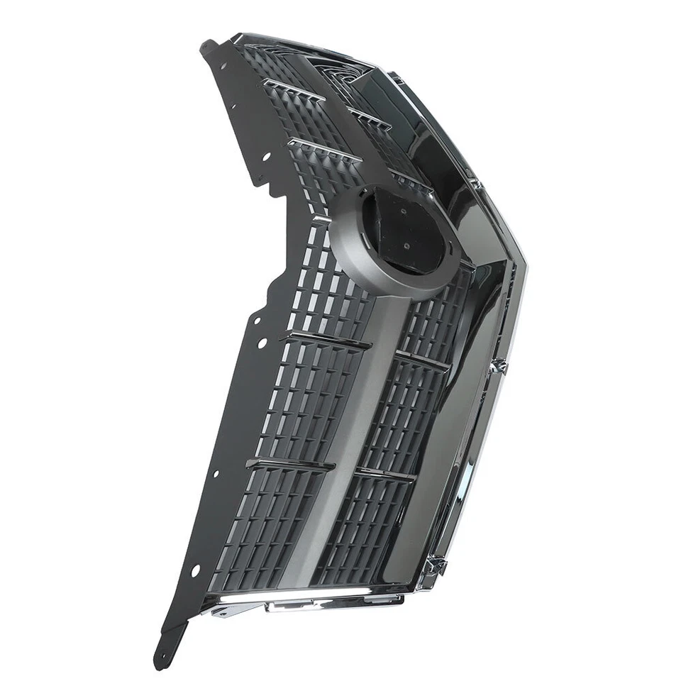 Front Grille Bumper Upper For Cadillac SRX 2010-2012 Chrome Black Honeycomb Foto 3 de 4