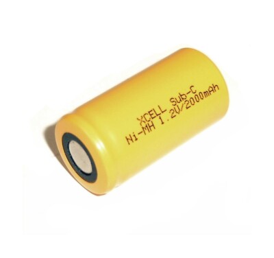 XCell - X2000SCR - 1,2 Volt 2000mAh Ni-MH - Highpower - label ohne Lötfahne