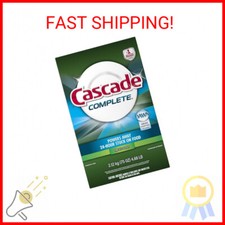 Cascade Complete Powder Dishwasher Detergent, Fresh Scent, 75 oz, White