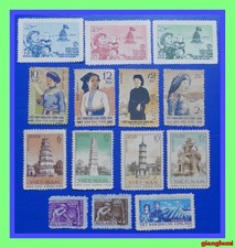 Nordvietnam Briefmarkensätze - Lot von 14 Briefmarken postfrisch NGAI