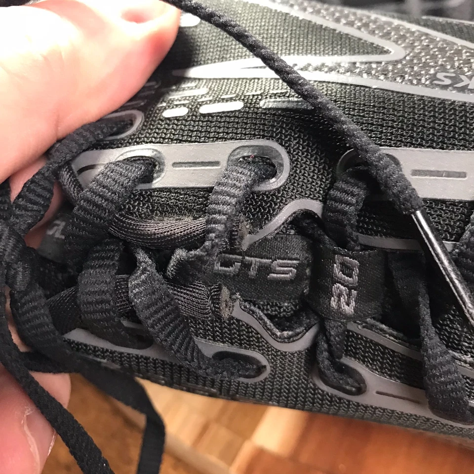 Brooks Glycerin GTS 20 Hombres 12D Negro/Negro Gimnasio Correr Tenis Foto 3 de 4