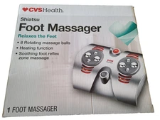 CVS Health Shiatsu Foot Massager W Heating Function