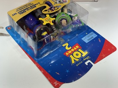 1999 Mattel Toy Story 2 Buzz vs Zurg WOODY Roundup Figure Set Lot