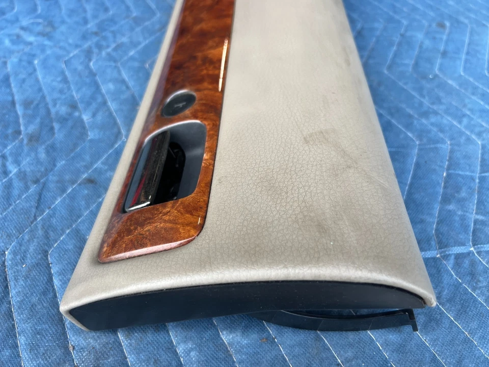 Volvo S70 V70 XC 1998-2000 bronceado y madera guantera compartimento moldura puerta OE #3111EM Foto 4 de 4