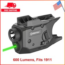 600 Lumens Pistol Light Laser Combo with Strobe, Fits 1911 No-Rail Version Kit