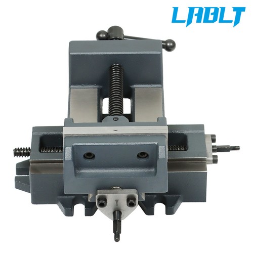 LABLT 4" Cross Slide Drill Press Vise,4” Jaw Opening, 1-3/8” Jaw Depth 11694 CS4 - Picture 8 of 12