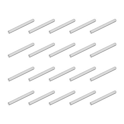 120Pcs M2x20mm 304 Stainless Steel Dowel Pin, Cylindrical Shelf Support Peg Pin