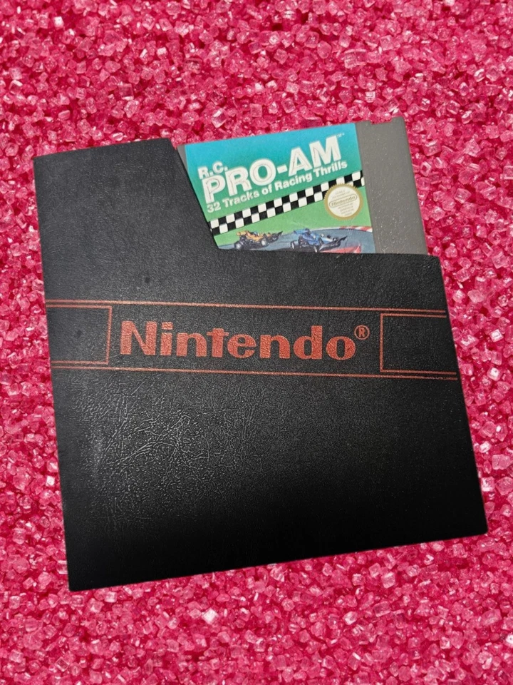 VINTAGE 1987 NINTENDO ENTERTAINMENT SYSTEM NES R.C. RC PRO-AM RACE VIDEO GAME - Image 2 of 4