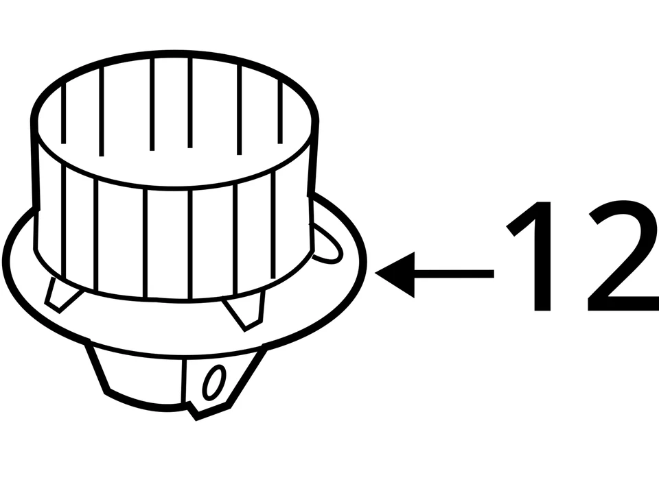 Blower Motor 172 Type SLK300 Fits 12-16 MERCEDES SLK 30382865 - Image 4 of 4